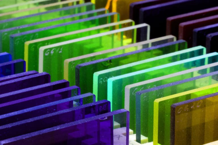 Optical filters in machine vision