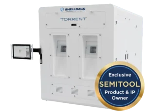 Shellback Wet Etch system with multiple process tanks and integrated automation